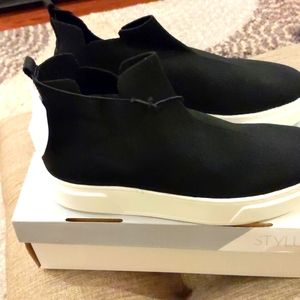 New with box Stylus Black Sounds ankle boot in various sizes.